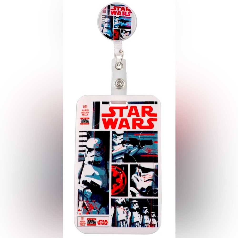 Disney Badge Holder with Retractable Badge Reel Clip Accessory included